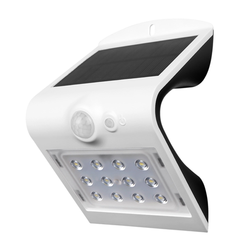 Solar LED outdoor light with sensor