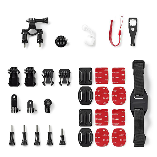 Action camera assembly kit | 12 supports included | Travel case