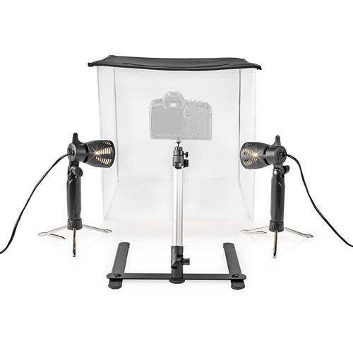 Kit per Studio Fotografico | 40 x 40 cm | 6500 K | Pieghevole