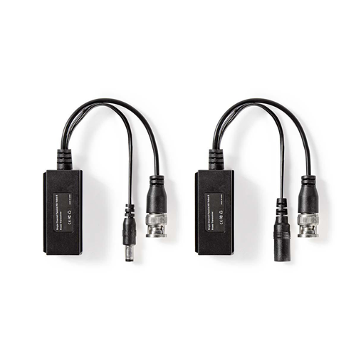 Vidéo Balun pour la CCTV de sécurité | HD complet - BNC + DC | RJ-45