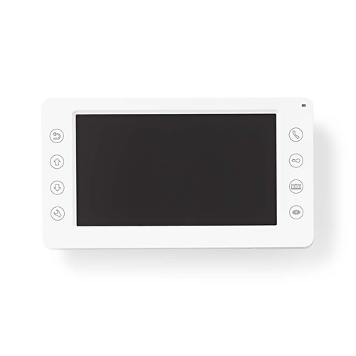 Moniteur vidéo pour Porta | 7 "| Fonction de déverrouillage | Blanc