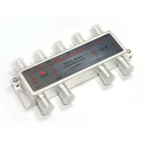 Splitter du séparateur satellite F Satellite 17 dB / 5-2400 MHz - 8 sorties
