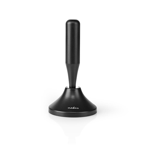 Antenne HDTV intérieure | 0 - 5 km | Gagner 2 - 4 dB | FM / VHF / UHF | Noir