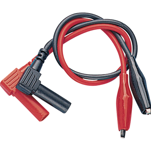 Câbles d'essai avec pince à crocodile Ø 4 mm Ø 4 mm UC = paire (2 pièces)