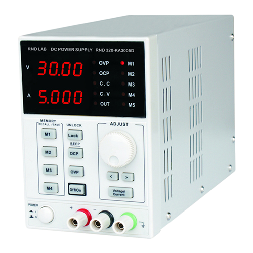 1 can laboratory power supplies. 0 ... 30 Vdc 5 A, No