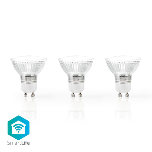 Bulbe LED Wi-Fi intelligent | Blanc chaud | GU10 | Paquet de 3