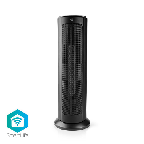 Wi-Fi inteligente en Torre Thermovestor | Termostato | 1200 y 2000 W | Negro