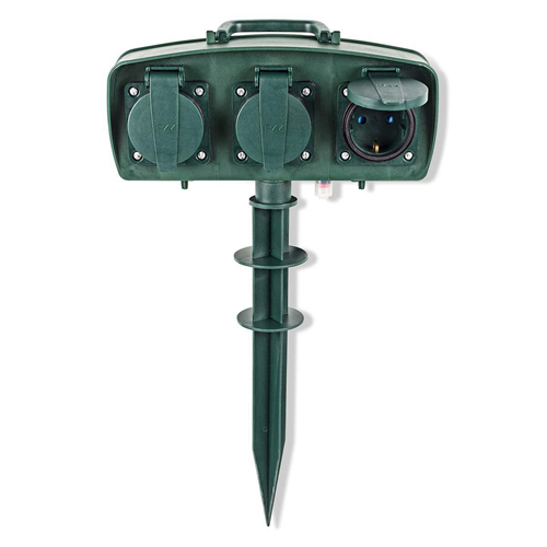 Garden Multipresses extension 3 ways | 1.5 m | Green