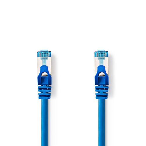 Sf/UTP Cat6a network cable | Male RJ45-Maschio RJ45 | 5.0 m | Blue