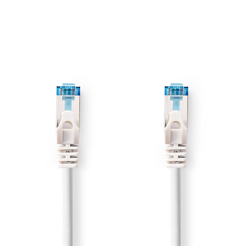 Sf/UTP Cat6a network cable | Male RJ45-Maschio RJ45 | 10.0 m | White