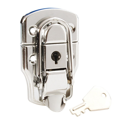Drawbolt closure with lock