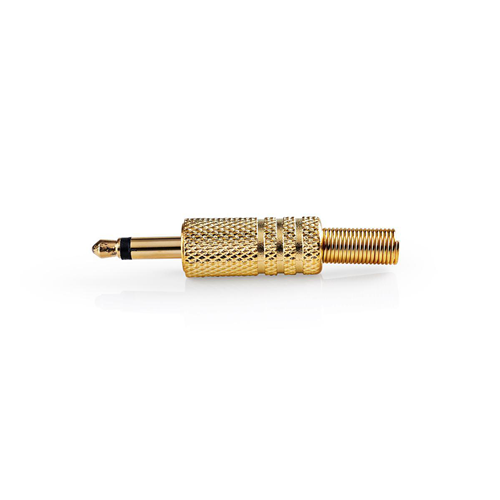 Jack Mono Conector | Macho de 3.5 mm | 25 piezas | Chapado en oro