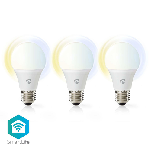 Bulbo LED Smart Wi-Fi | Cálido para enfriar el blanco | E27 | 3 paquetes