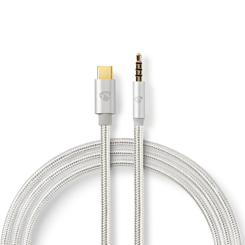 Câble adaptateur de casque USB-C USB -C mâle - mâle 3,5 mm | 1 m | Aluminium