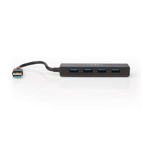 USB -Hub | 4 Türen | USB 3.0 | Schwarz