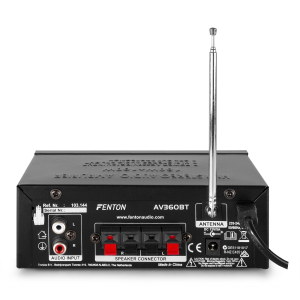 Amplificador estéreo de 80W con mp3 bluetooth y control remoto
