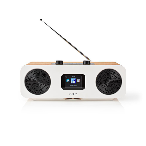 Radio Internet | DAB + / FM / Bluetooth® | Télécommande | Bois blanc