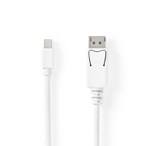 Mini Displayport cable - Displayport | Male Mini Displayport - Male Displayport | 2.0 m | Black