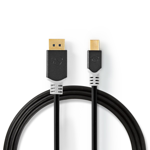 Mini DisplayPort -Kabel - DisplayPort | Männliches Mini -DisplayPort - männliches DisplayPort | 2,0 m | Anthrazit