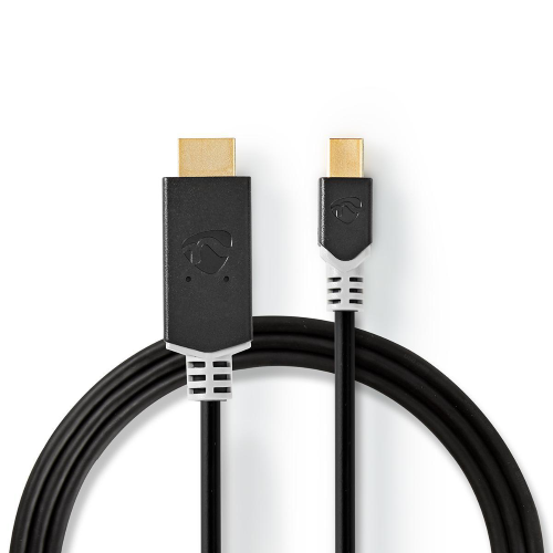 Mini DisplayPort Cable - HDMI ™ | Mas Mini Displayport - HDMI mâle | 2,0 m | Anthracite
