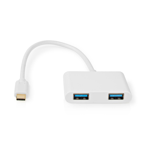 Adaptador USB-C 3.0 | USB-C-2X Male USB-A Male | 0.2 m