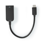 Cavo Adattatore USB-C™ Nedis | Maschio Type-C™-Uscita HDMI™ | 0,2 m | Nero