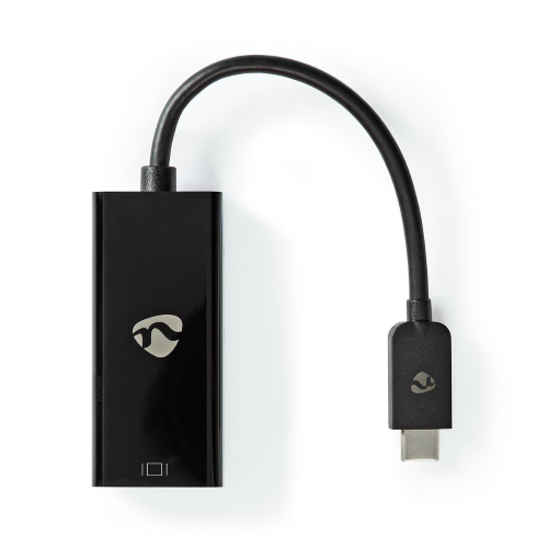 USB -Adapter | USB 3.2 Jan 1 | USB Typ-C ™ männlich | Mini DisplayPort | 0,20 m | Runde | Nickel plattiert | PVC | Schwarz | Polybag