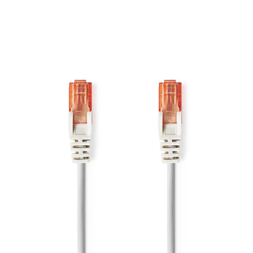 Katze 6 Kabel | RJ45 (8p8c) Männlich | RJ45 (8p8c) Männlich | UTP | 20,0 m | Runde | PVC | Grau | Etikett