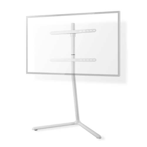 Soporte de TV de piso | 49-70 "| Hasta 40 kg | Diseño sólido con V | White