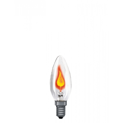 3Watt oscillating flame bulb - E14 - 25x55mm