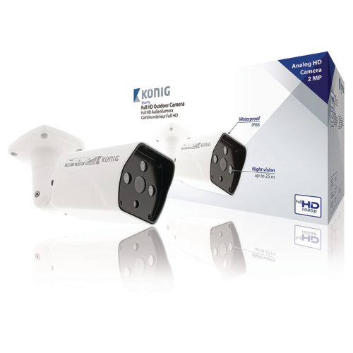 Full HD Proiettile Telecamera a Circuito Chiuso IP66 Bianco