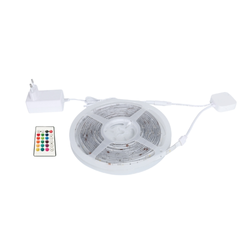 Strip LED Smart Wifi 2M 120 LED SMD 5050 + 2835 RGB + Fuente de alimentación blanca 12V/1A, Controlador y TLC