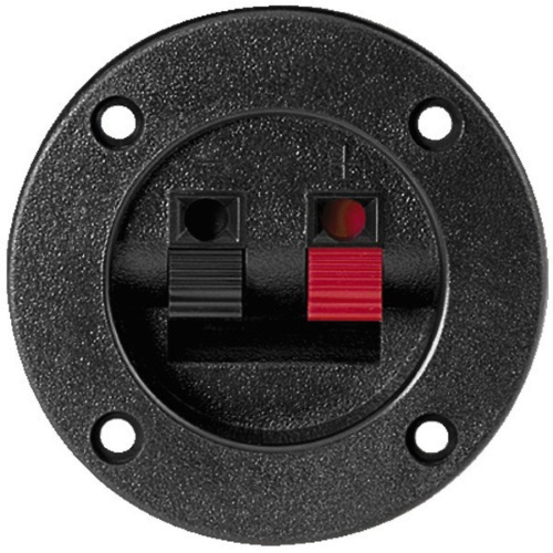 Round tray with 2 spring clamps (50mm hole)