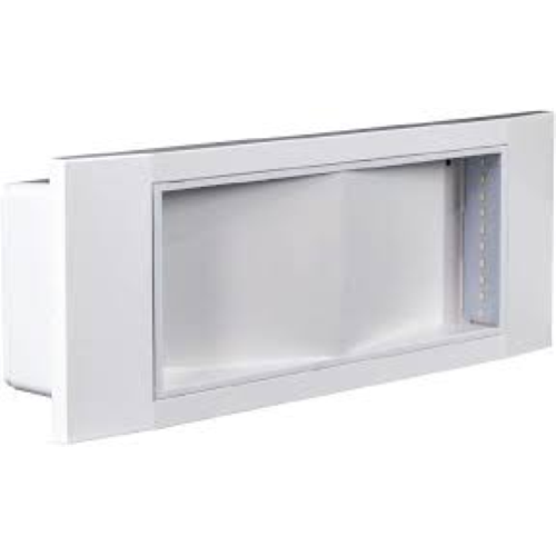 Lámpara de emergencia 11W 20 LED 8 horas Batería de litio IP40 empotrada
