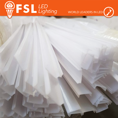 OPAL DIFFUSS COVER FOR ALUMINUM PROFILE AT 2 METERS
