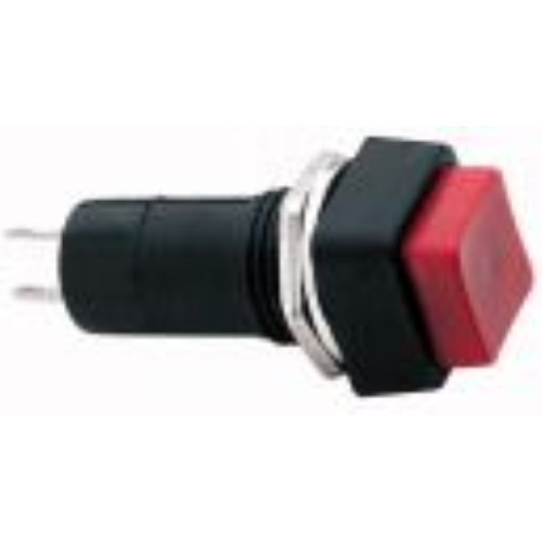 Interrupteur de bouton rouge Foro Panneau 12 mm 1er bouton carré