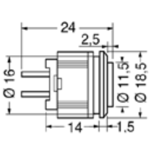 16mm hole panel for electronic applications bright pulsating panel
