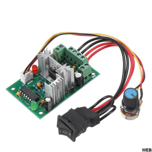Régulateur de vitesse pour le moteur avec une inversion positive et un interrupteur de 150 W