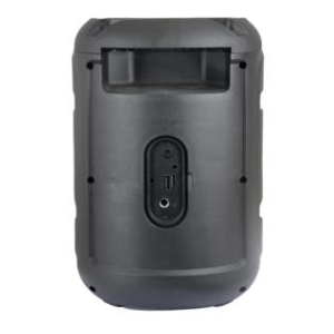 Cassa amplified x pa-disco high power 150w max com mp3 and bluetooth + microphone + remote control + USB mp3
