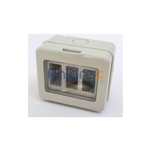 Box for three magic ip55 fruits c/port.