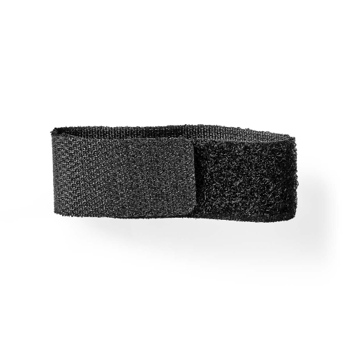 Cable management | Hulf and ring | Blocked | 6 pcs. | Nylon | Black
