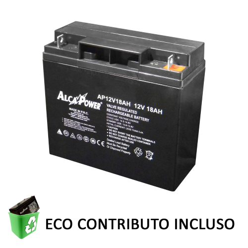 Lead battery 12v 18 ah alcapower
