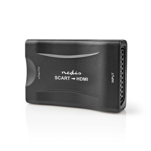 HDMI ™ -Ronverter | Weibliche Scart | HDMI ™ Eingabe | Einzelrichtung | 1080p | 1,2 Gbit / s | ABS | Schwarz