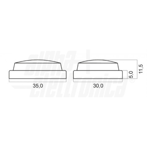Hotte pour commutateur bipolaire IP65