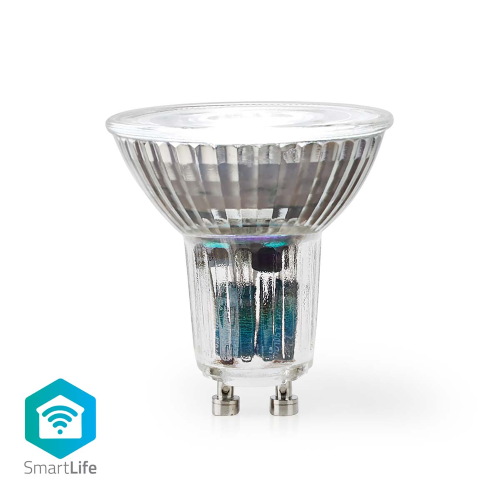 SmartLife LED -Glühbirne | Wi-Fi | Gu10 | 345 lm | 4,9 W | Warm bis kühl weiß | 2700 - 6500 K | Energieklasse: G | Android ™ / iOS | Par16