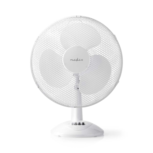Ventilatore da tavolo | Alimentazione da rete | Diametro: 400 mm | 45 W | Oscillazione | 3-Velocità | Bianco