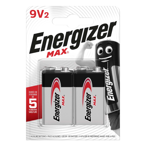Batterie alcaline 9v 2-blister