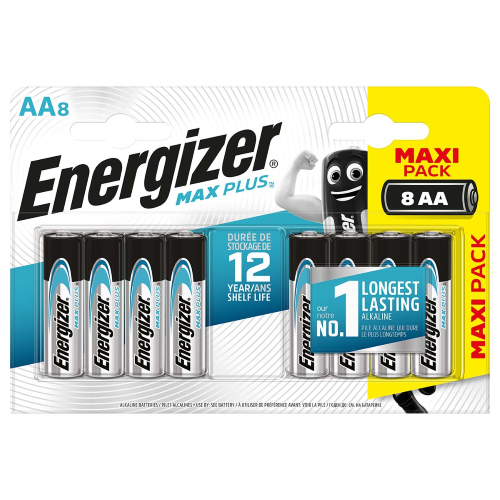 Batterie alcaline aa max plus 8-blister