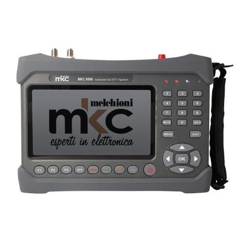 Spectrum MKC 6986 Analizador satelital: H265 + 10 bits + wifi + fibra óptica