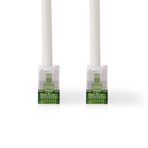 CAT 7 CABLE | PIMF | RJ45 Hombre | RJ45 Hombre | 1.00 m | Ronda | LSZH | Blanco | Caja